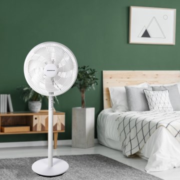 Aigostar - Stojeći ventilator 45W/230V 110 cm beo