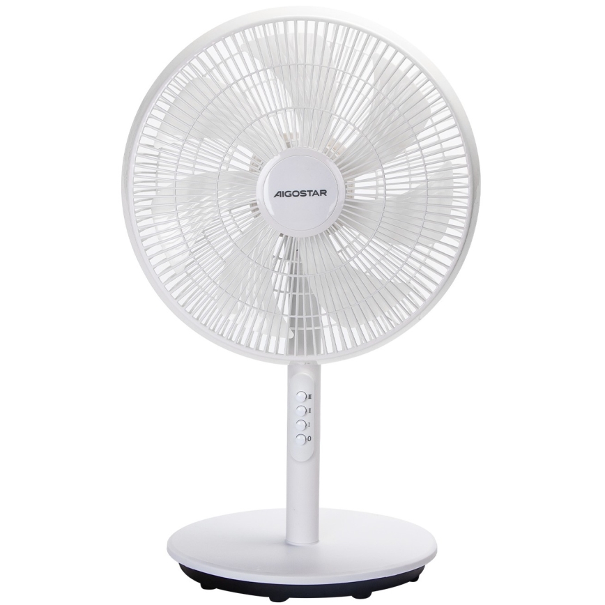 Aigostar - Stojeći ventilator 45W/230V 110 cm beo