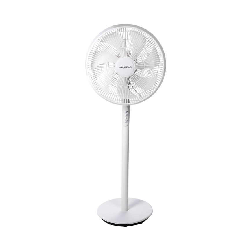 Aigostar - Stojeći ventilator 45W/230V 110 cm beo