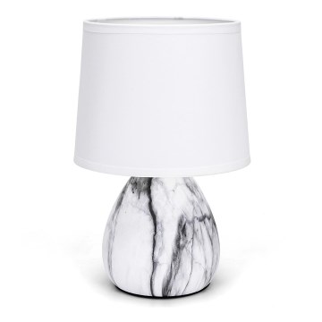 Aigostar - Stona lampa 1xE14/40W/230V bela