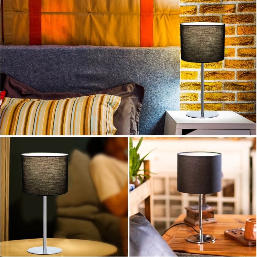 Aigostar - Stona lampa 1xE14/40W/230V crno