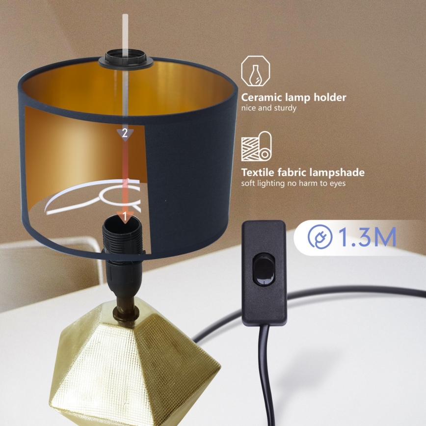 Aigostar - Stona lampa 1xE14/40W/230V