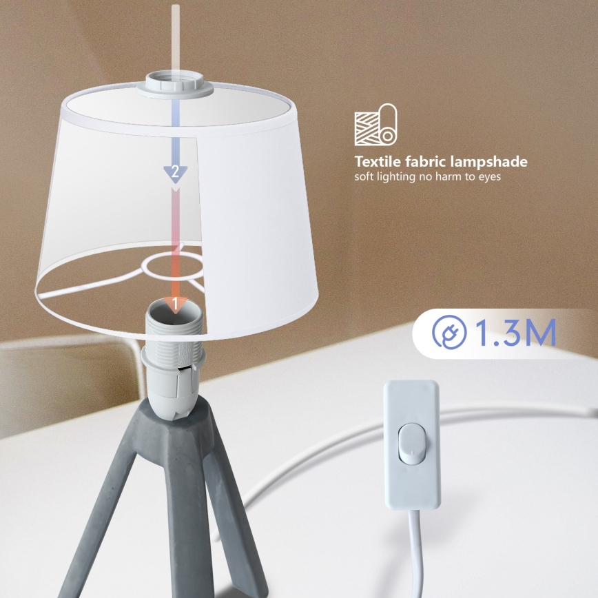 Aigostar - Stona lampa 1xE14/40W/230V