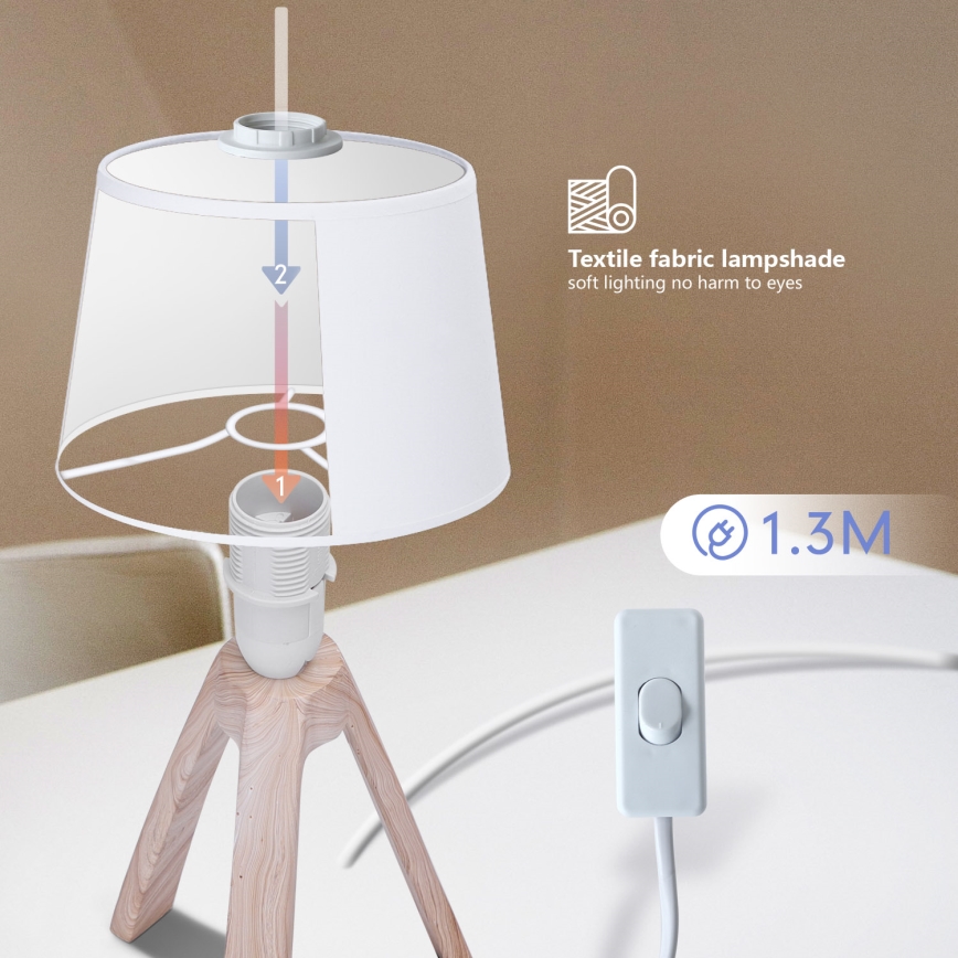 Aigostar - Stona lampa 1xE14/40W/230V