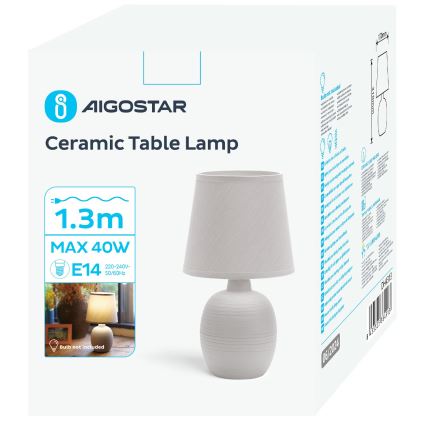 Aigostar - Stona lampa 1xE14/40W/230V