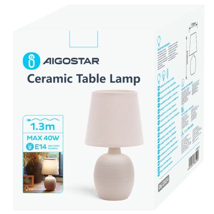 Aigostar - Stona lampa 1xE14/40W/230V
