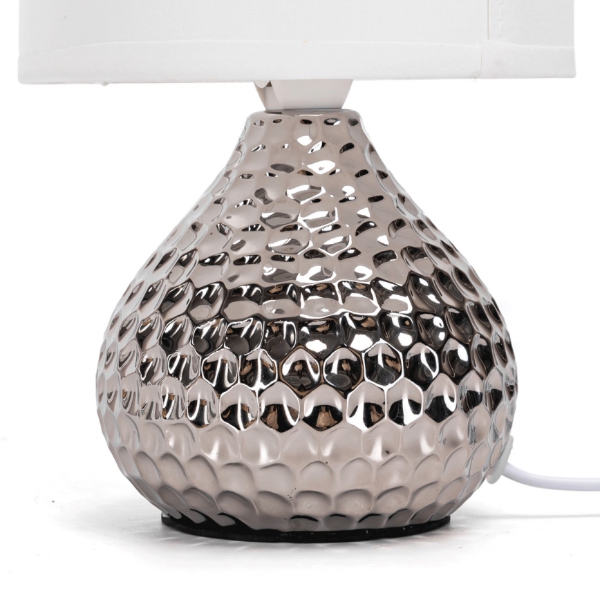 Aigostar - Stona lampa 1xE14/40W/230V krom