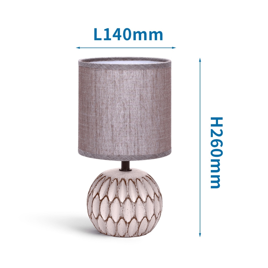 Aigostar - Stona lampa 1xE14/40W/230V ljubičasta