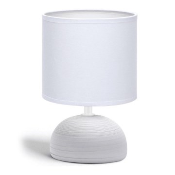 Aigostar - Stona lampa 1xE14/40W/230V sivo/bela