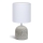 Aigostar - Stona lampa 1xE14/40W/230V sivo/bela