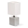 Aigostar - Stona lampa 1xE14/40W/230V sivo/bela