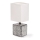 Aigostar - Stona lampa 1xE14/40W/230V sivo/bela