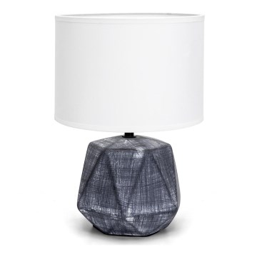 Aigostar - Stona lampa 1xE14/40W/230V sivo