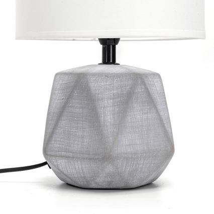 Aigostar - Stona lampa 1xE14/40W/230V sivo