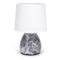 Aigostar - Stona lampa 1xE14/40W/230V sivo