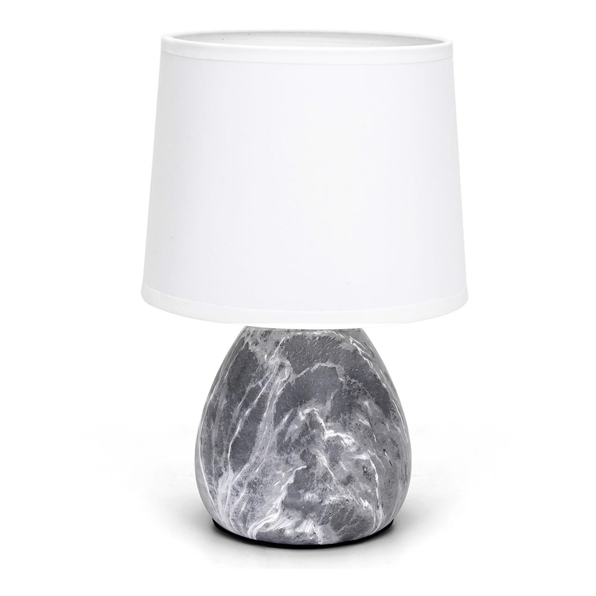 Aigostar - Stona lampa 1xE14/40W/230V sivo
