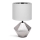 Aigostar - Stona lampa 1xE14/40W/230V srebrno/bela