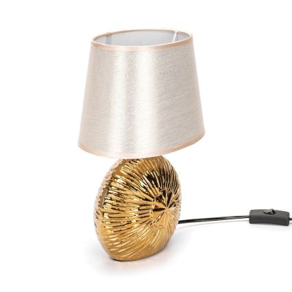 Aigostar - Stona lampa 1xE14/40W/230V zlatna