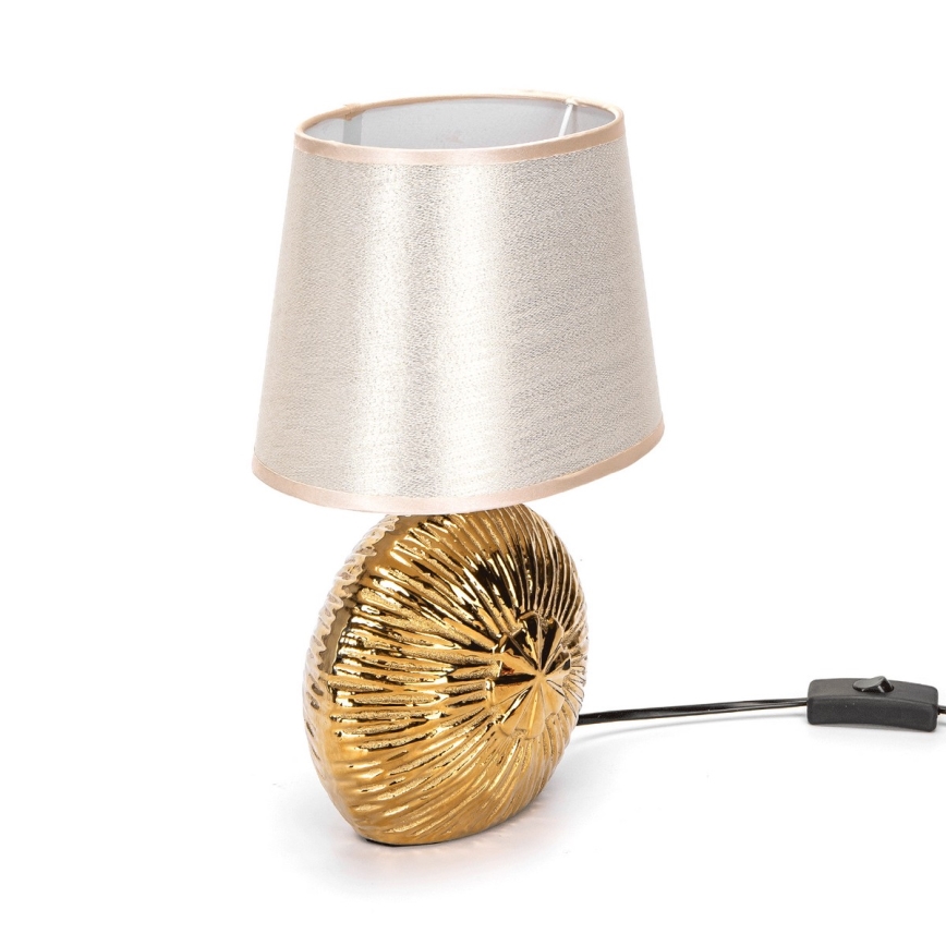 Aigostar - Stona lampa 1xE14/40W/230V zlatna