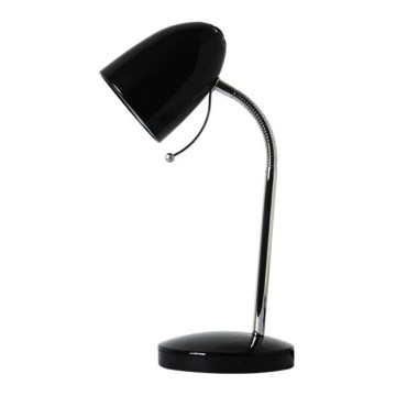 Aigostar - Stona lampa 1xE27/36W/230V crno/krom