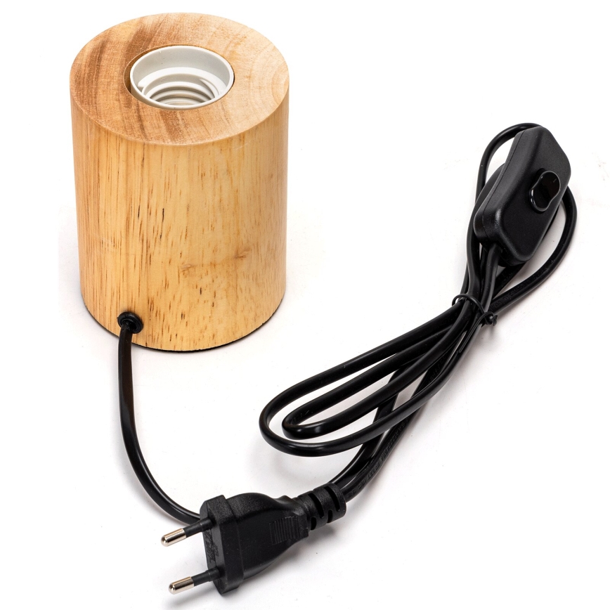 Aigostar - Stona lampa 1xE27/60W/230V bež