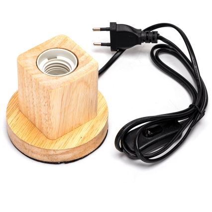 Aigostar - Stona lampa 1xE27/60W/230V bež