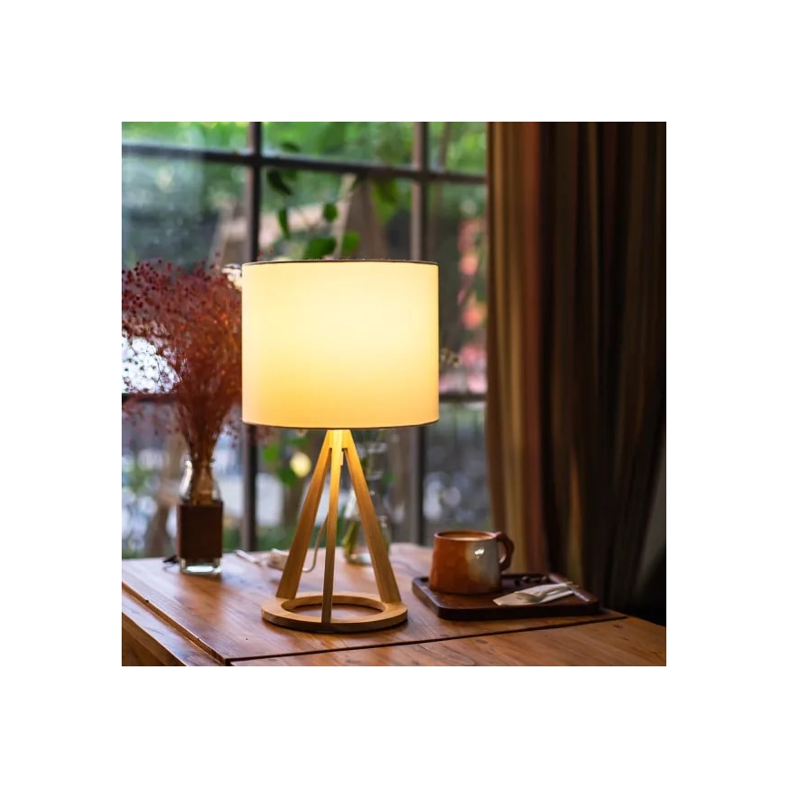 Aigostar - Stona lampa 1xE27/60W/230V bor