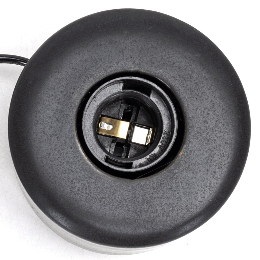 Aigostar - Stona lampa 1xE27/60W/230V crno