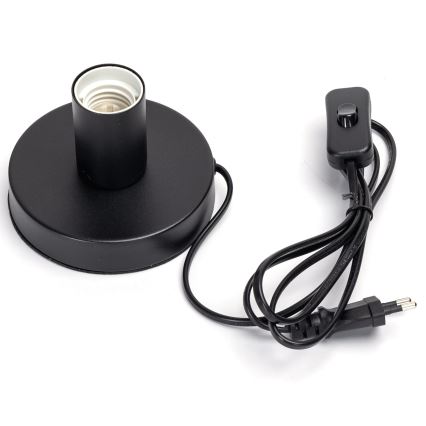 Aigostar - Stona lampa 1xE27/60W/230V crno