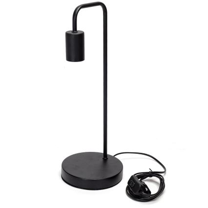 Aigostar - Stona lampa 1xE27/60W/230V crno