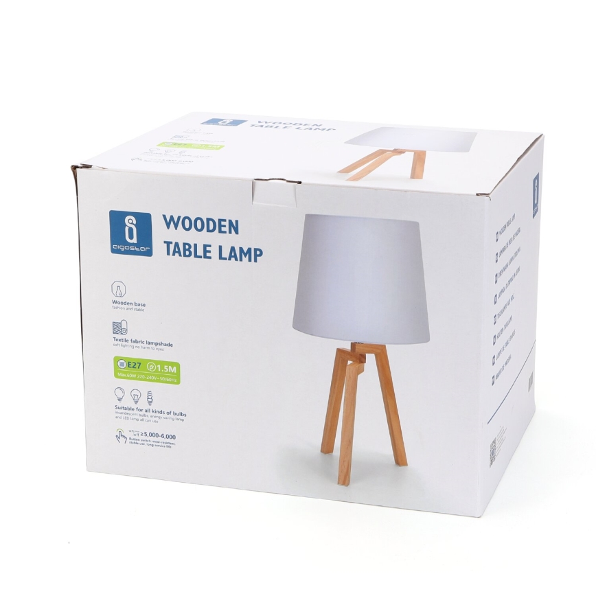 Aigostar - Stona lampa 1xE27/60W/230V