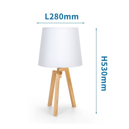 Aigostar - Stona lampa 1xE27/60W/230V