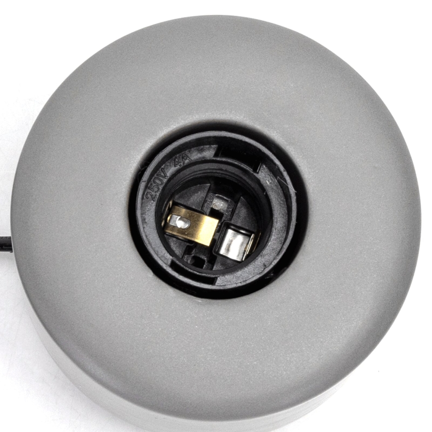Aigostar - Stona lampa 1xE27/60W/230V sivo
