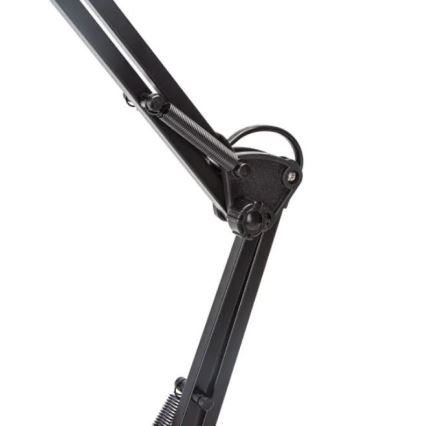 Aigostar - Stona lampa 2u1 1xE27/40W/230V crno