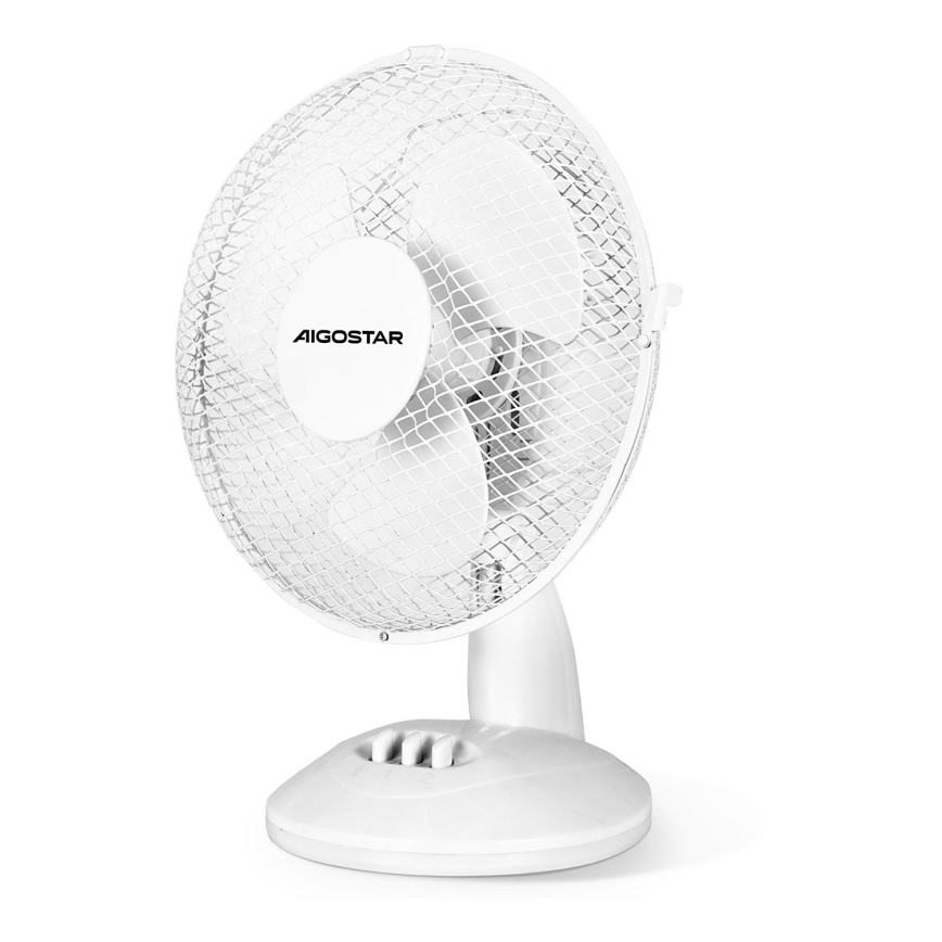 Aigostar - Stoni ventilator 20W/230V beo