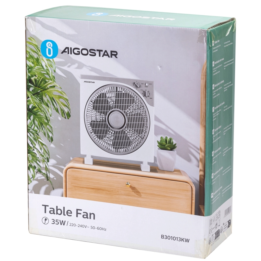 Aigostar - Stoni ventilator 35W/230V