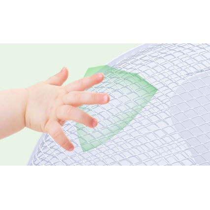 Aigostar - Stoni ventilator 40W/230V bela