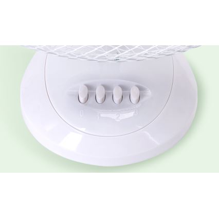 Aigostar - Stoni ventilator 40W/230V bela