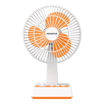 Aigostar - Stoni ventilator 6W/USB