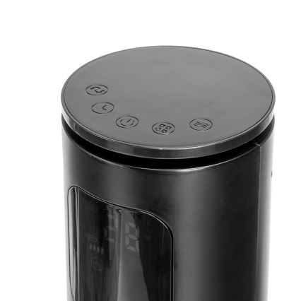 Aigostar - Stubni ventilator 50W/230V crno Wi-Fi + Daljinski upravljač