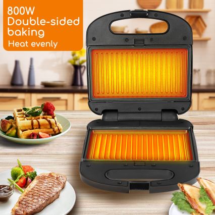 Aigostar - Toster 800W/230V crno