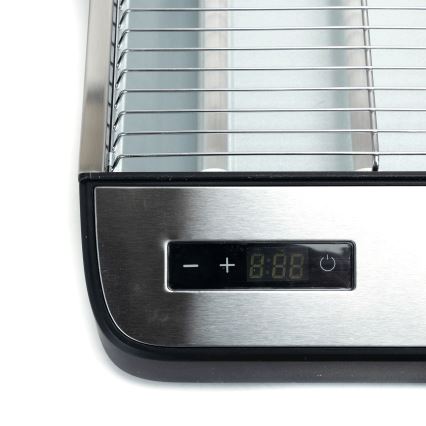 Aigostar - Toster 840-1000W/230V mat krom