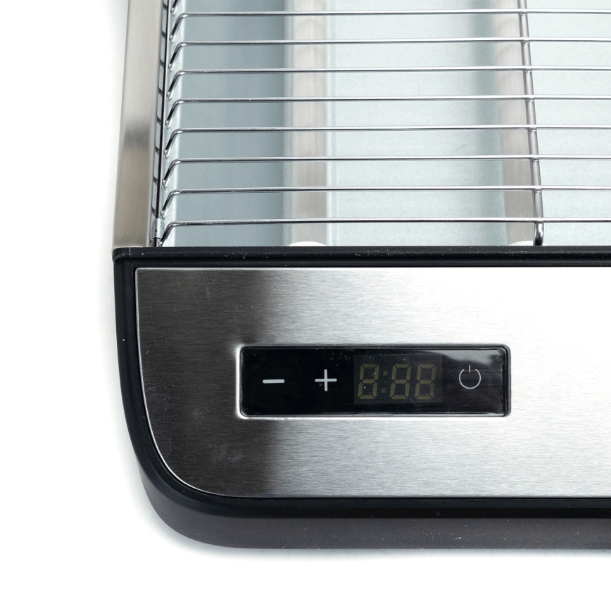 Aigostar - Toster 840-1000W/230V mat krom
