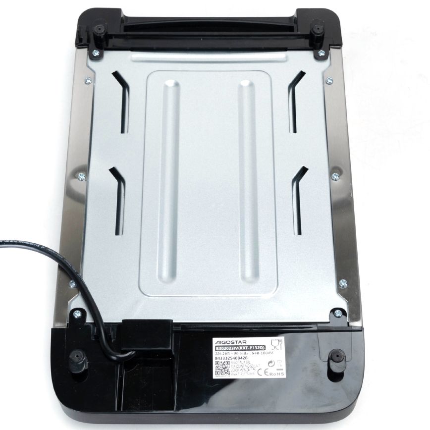 Aigostar - Toster 840-1000W/230V mat krom