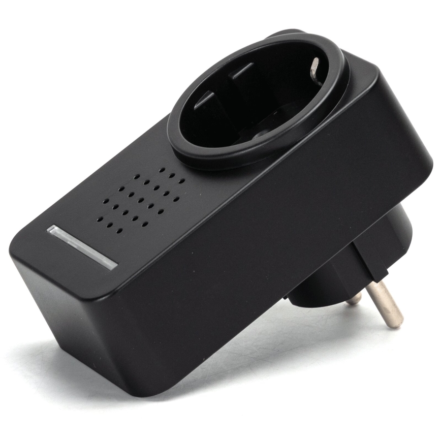 Aigostar - Utično bežično zvono 1Z 230V IPX4 crno