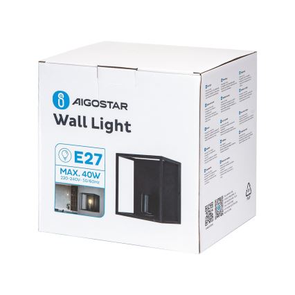 Aigostar - Zidna lampa 1xE27/40W/230V