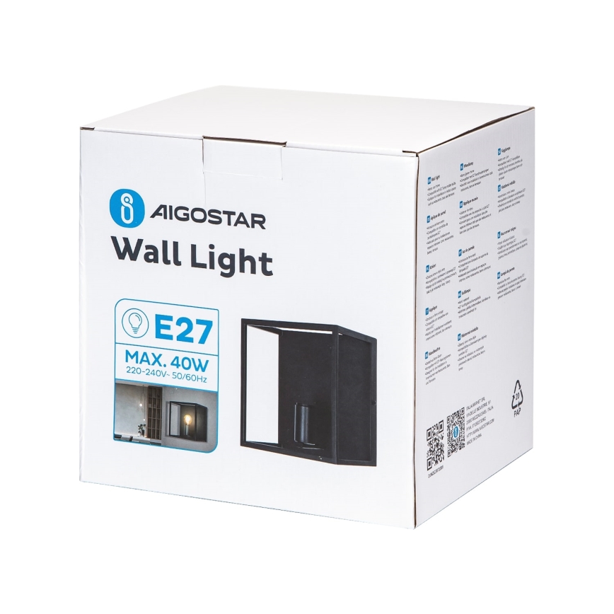Aigostar - Zidna lampa 1xE27/40W/230V