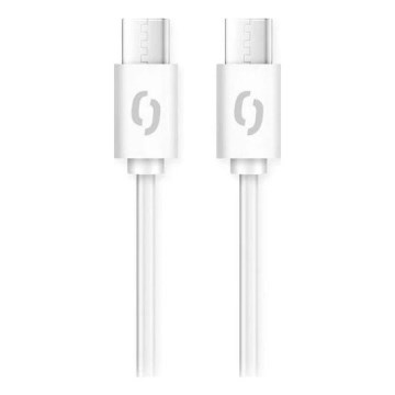 Aligator DATKP49 - USB kabl USB-C / USB-C 65W Power Delivery 1,5m bela