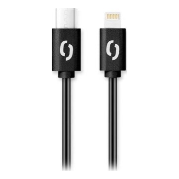 Aligator DATKP50 - USB kabl USB-C / Lightning 30W Power Delivery 1,5m crna
