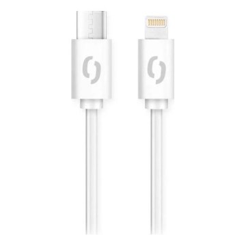 Aligator DATKP51 - USB kabl USB-C / Lightning 30W Power Delivery 1,5m bela